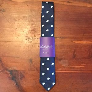 Navy Rugby Themed Tie